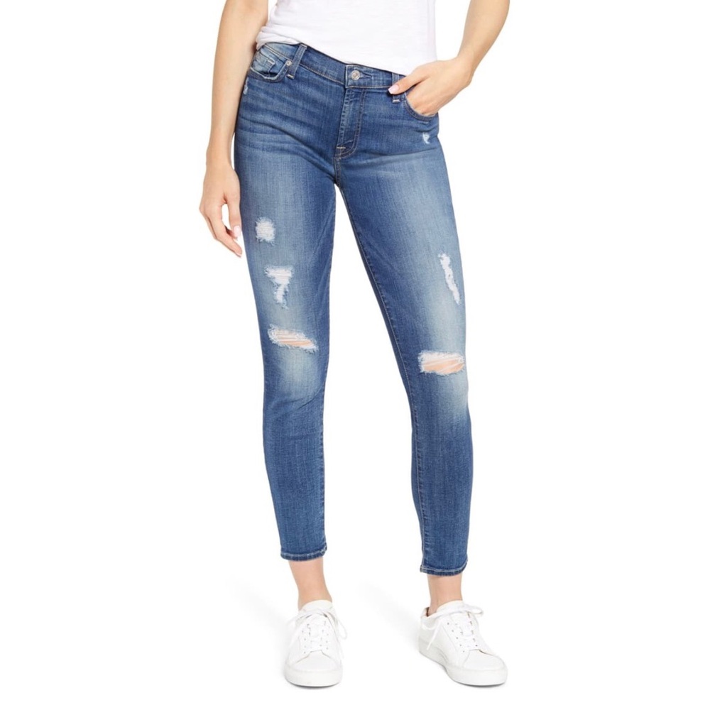 7 for All Mankind - the ankle skinny jean